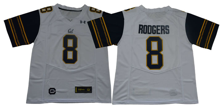 California Golden Bears 8 Aaron Rodgers White College Football Jersey,We sell and wholesale California Golden Bears 8 Aaron Rodgers White College Football Jersey on line form chian!